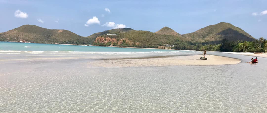 หาดเทียนทะเล ชายหาดส่วนตัว วิวพาโนรามา