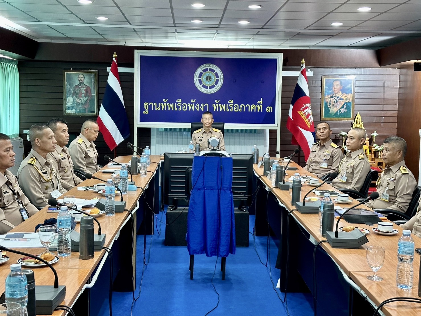 ศูนย์อำนวยการการท่องเที่ยวกองทัพเรือ ตรวจเยี่ยมแหล่งท่องเที่ยวกองทัพเรือ พื้นที่ฐานทัพเรือพังงา ทัพเรือภาคที่ 3